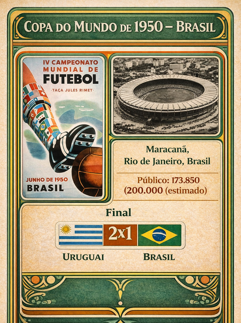 Copa 1950 Maracana