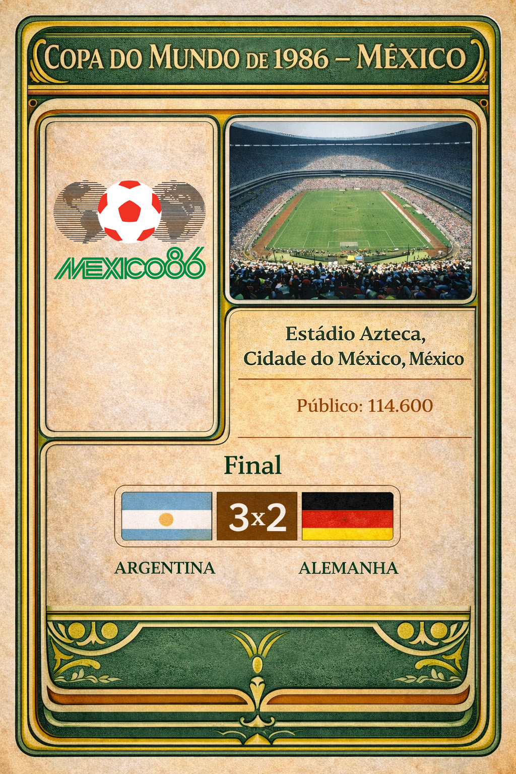Copa 1986 Azteca