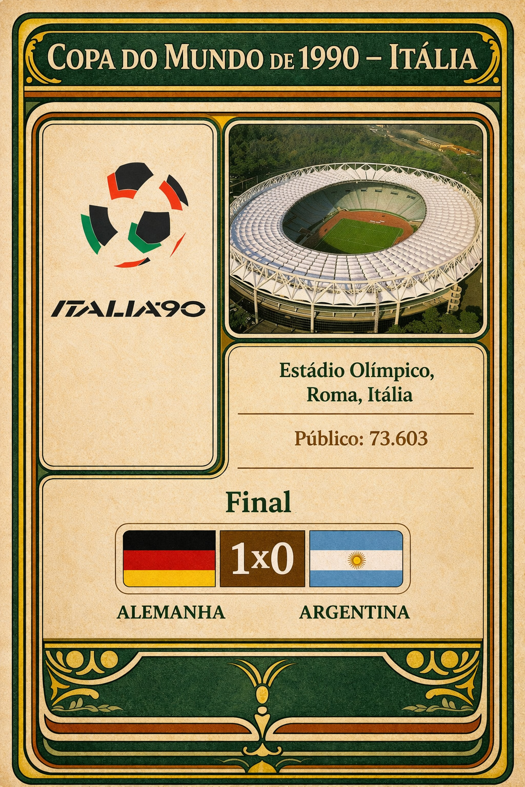 Copa 1990 Olimpico Roma