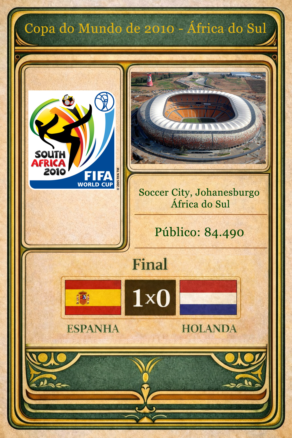 Copa 2010 Soccer City