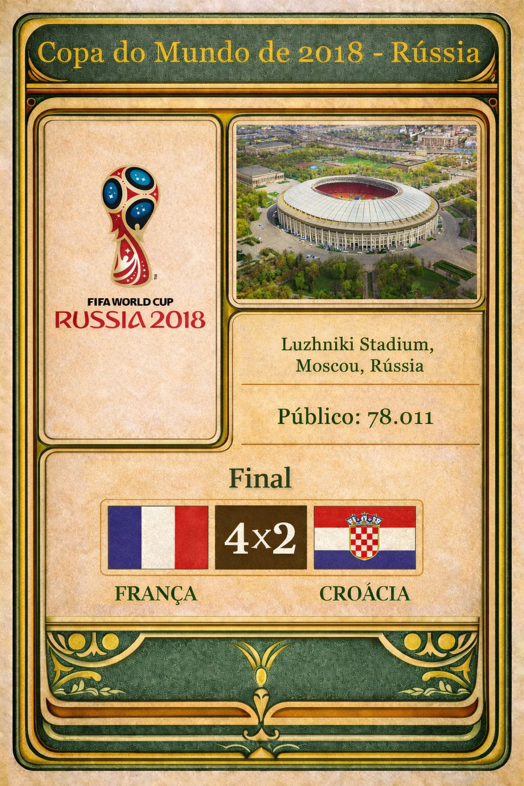 Copa 2018 Luzhniki