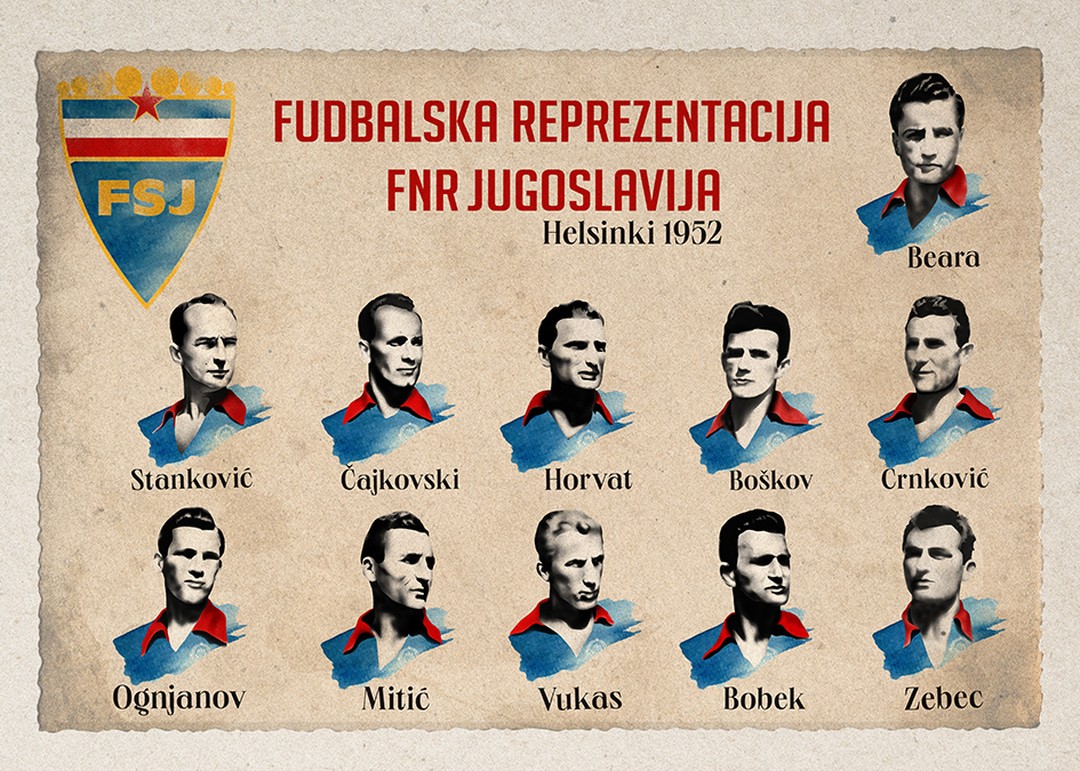 iugoslavia 1952 team
