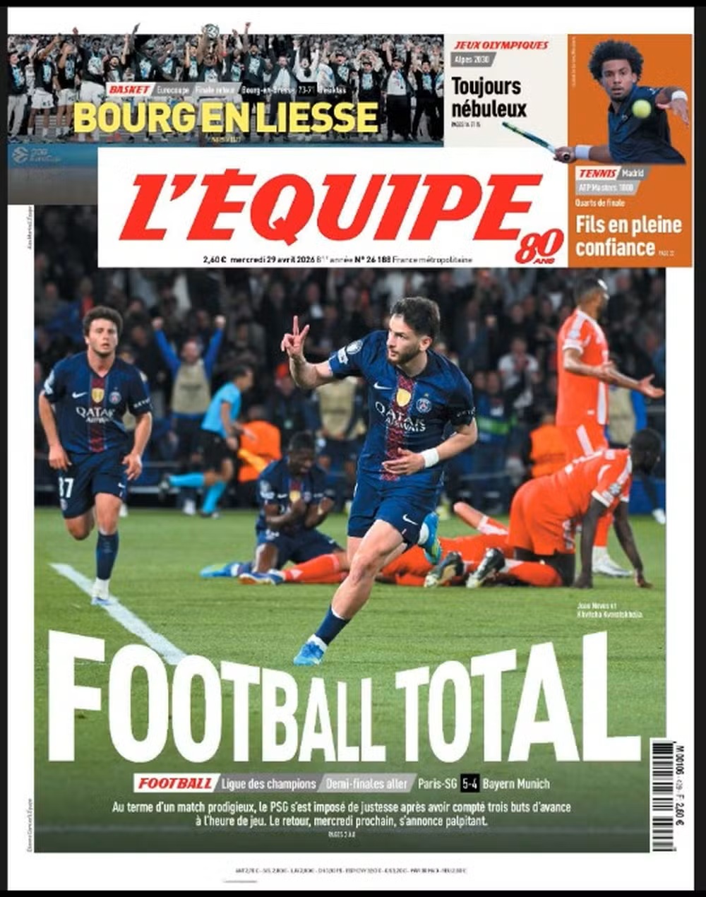 lequipe psg bayern