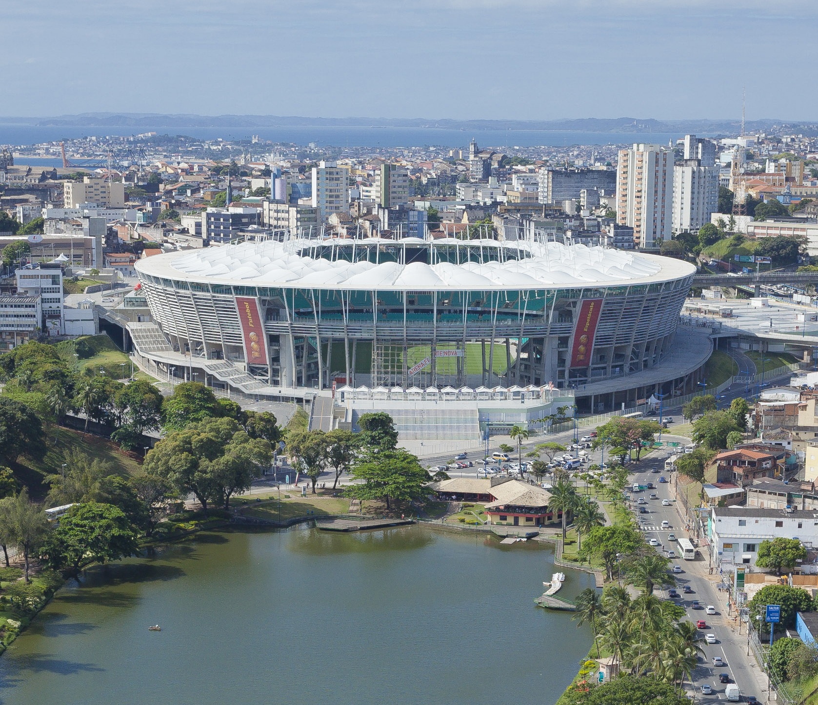 Arena Fonte Nova view from lake