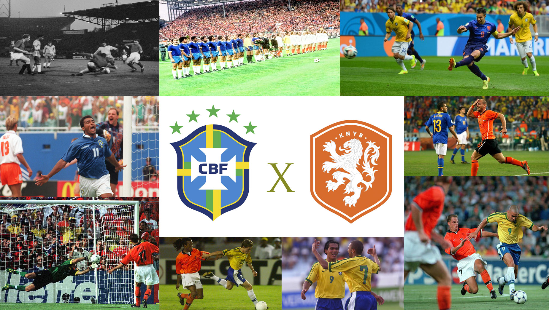 Brasil x Holanda: Grandes Jogos na História Brasil x Holanda: Grandes Jogos na História
