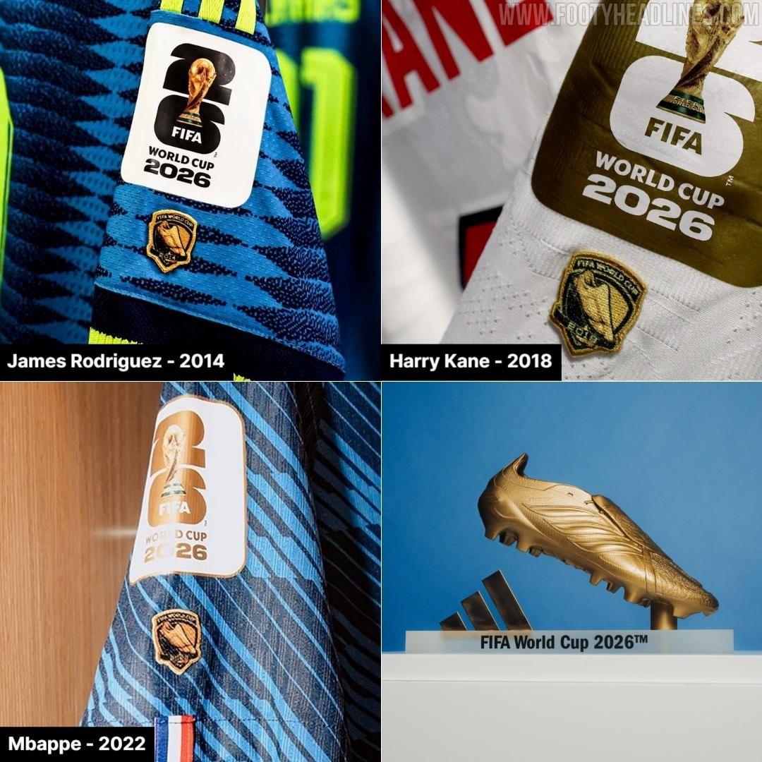 james rodriguez wears special world cup golden boot patch