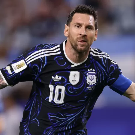 messi celebra gol em jordania x argentina jogo da copa do