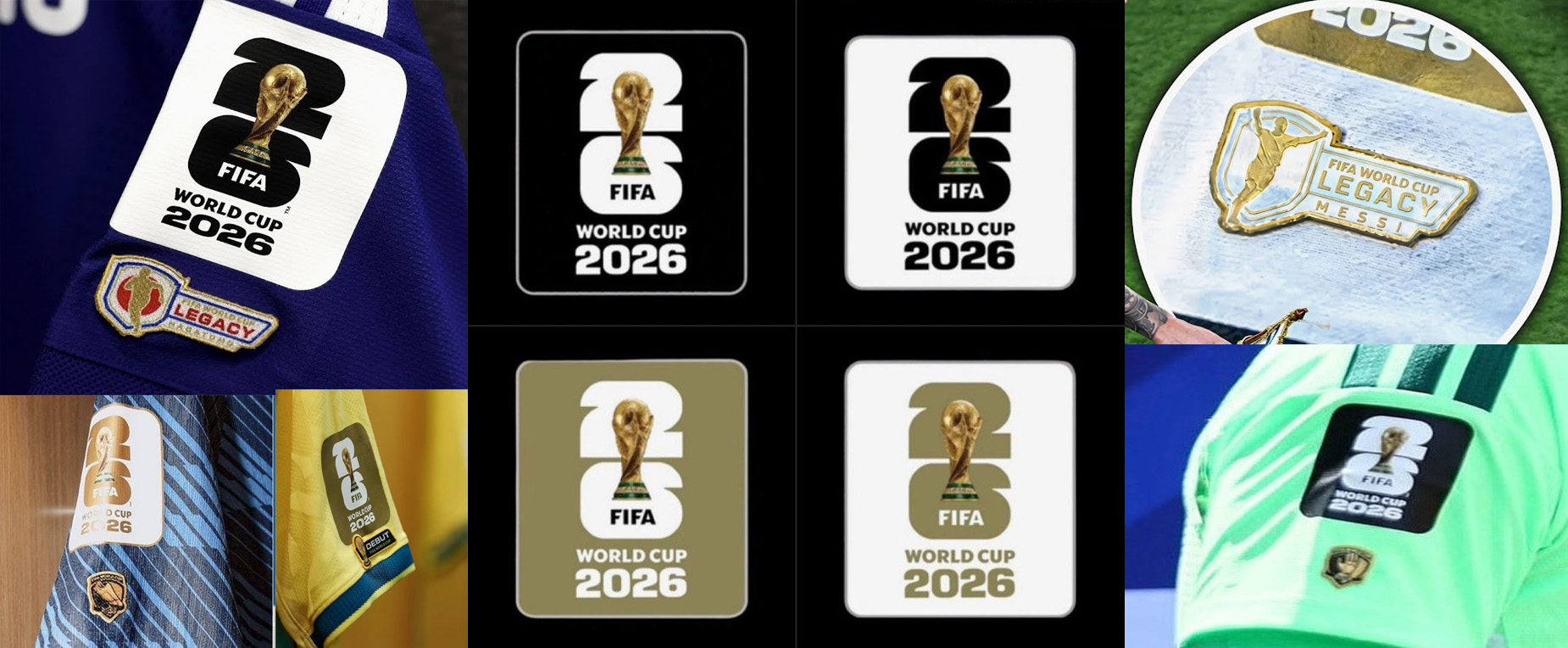 Novos patches da Copa do Mundo de 2026 Novos patches da Copa do Mundo de 2026