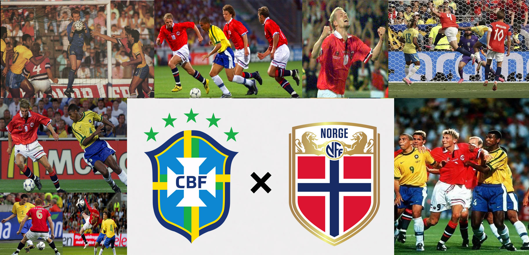 Brasil x Noruega: Grandes Jogos na História Brasil x Noruega: Grandes Jogos na História