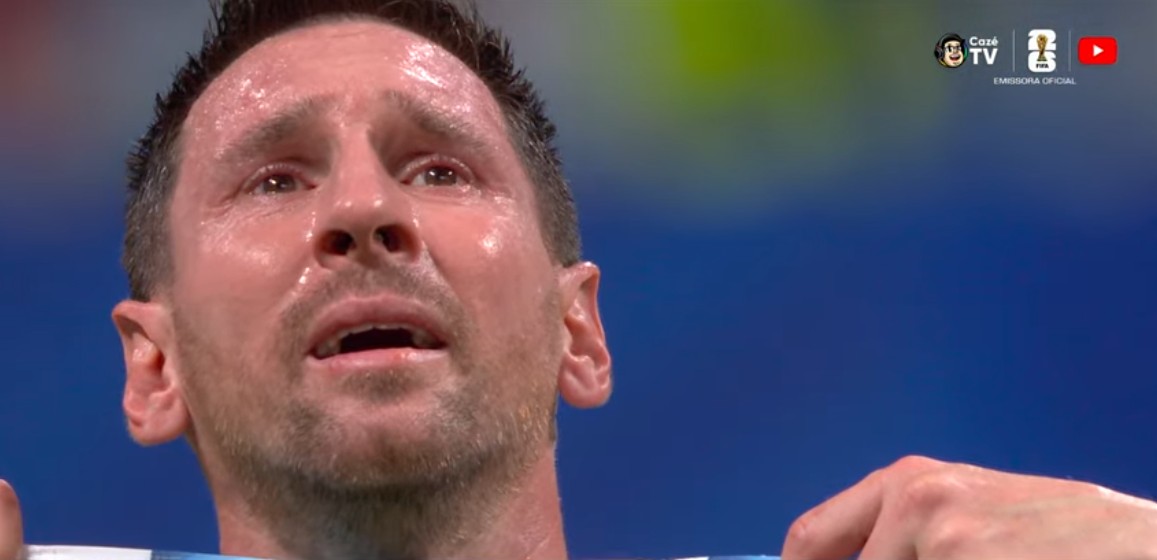 messi emocionado argentina egito