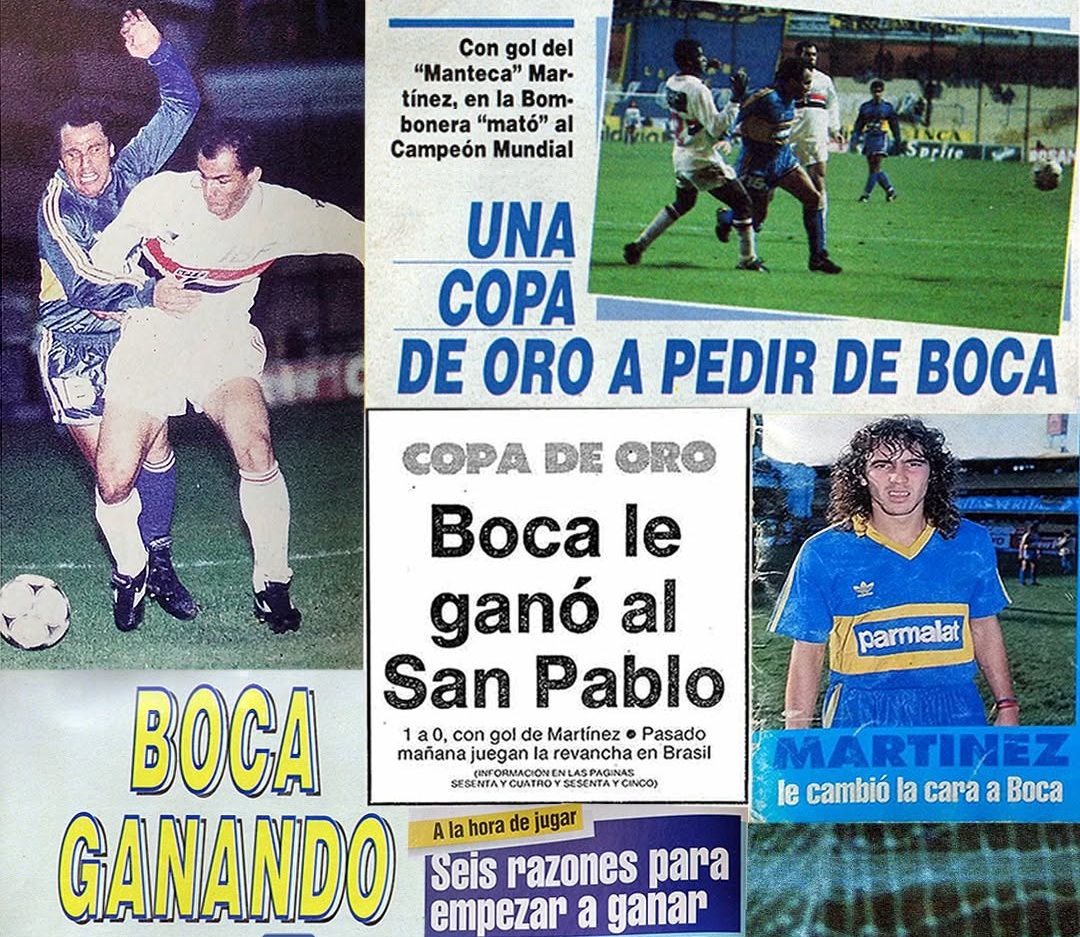 boca sao paulo copa oro 1993